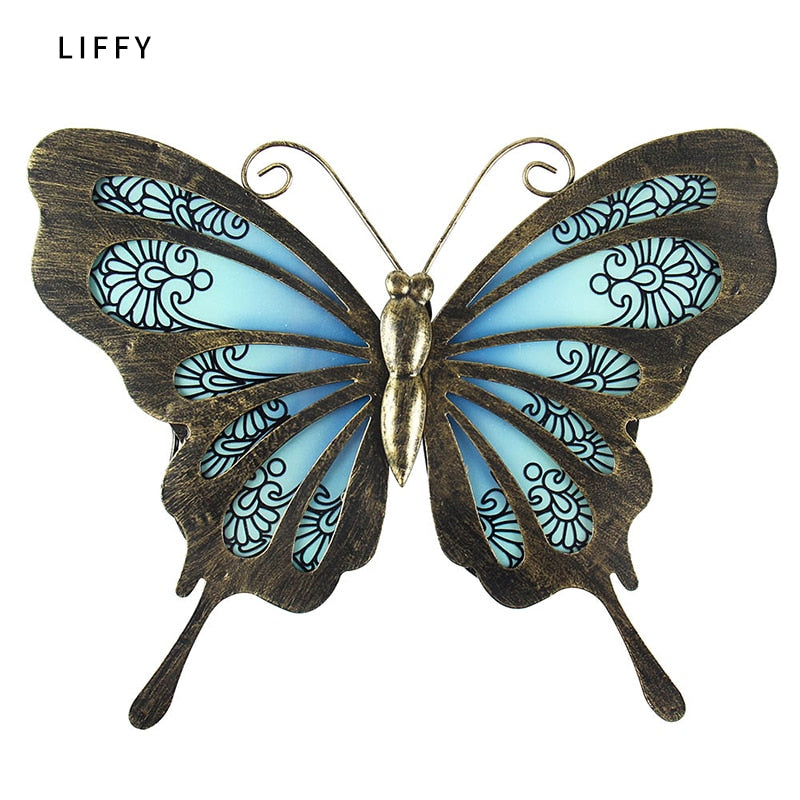 Garden Butterfly Wall Artwork for Home and Outdoor Decorations.