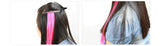 Leeons colorful synthetic heat resistant hair extensions With Clips.