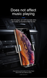 Car  cell phone holder mounts in the CD player Suitable for iphones and Samsung mobiles.