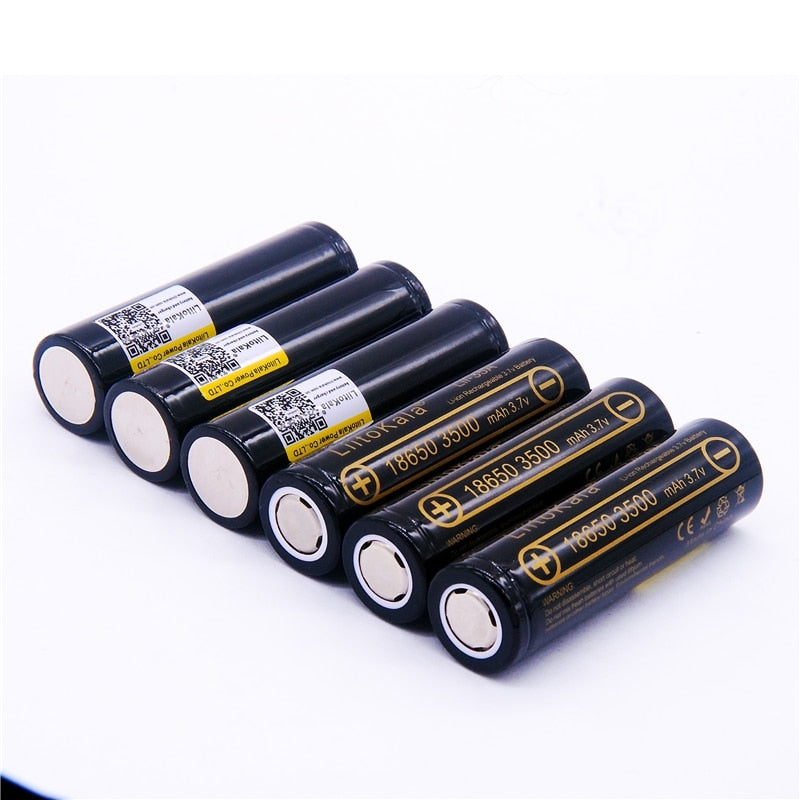 100% Original LiitoKala Lii-35A 3.7V 3500mAh 10A discharging rechargeable batteries for 18650 Battery/UAV