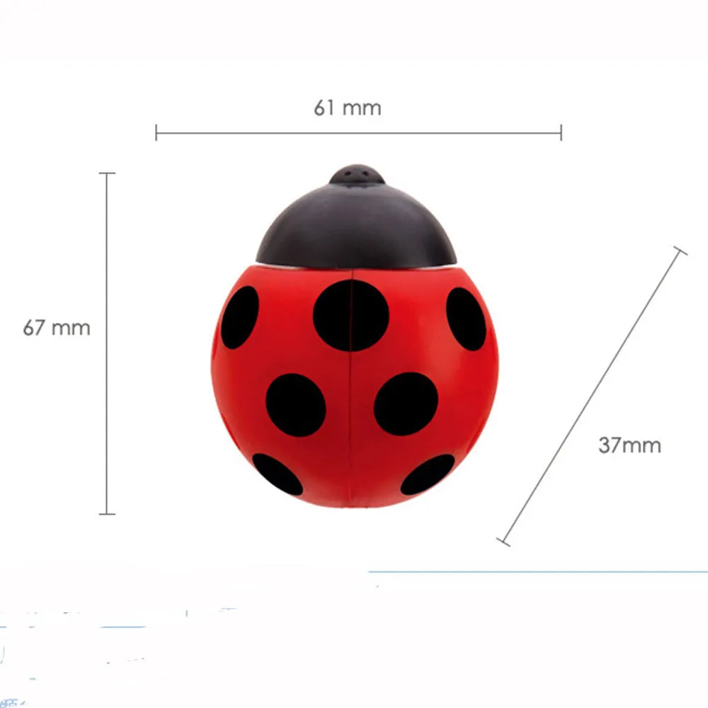 Ladybug Wall Mounted Toothbrush Holder With Suction Cup .