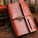 Retro Pirate Anchors Leather Notebook/Journal with Replaceable Stationery