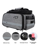 Waterproof 3 in 1rear bike bag. Reflective, 20L capacity