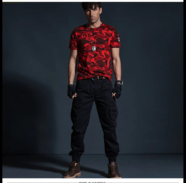Men's Cotton Multi Pocket Cargo Pants