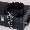 Medium and large Dog Chain Collar/Harness and Traction Rope.