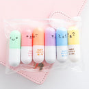 6 Pcs/lot Capsules Styling Highlighter Pens.