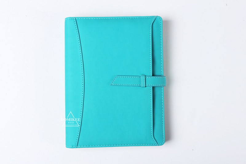 Macaron leather binder notebook organizer. Great for office and school planning.