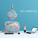 Mini Cosmetic Bag For Travel.    Larger Organizer For Toiletries.