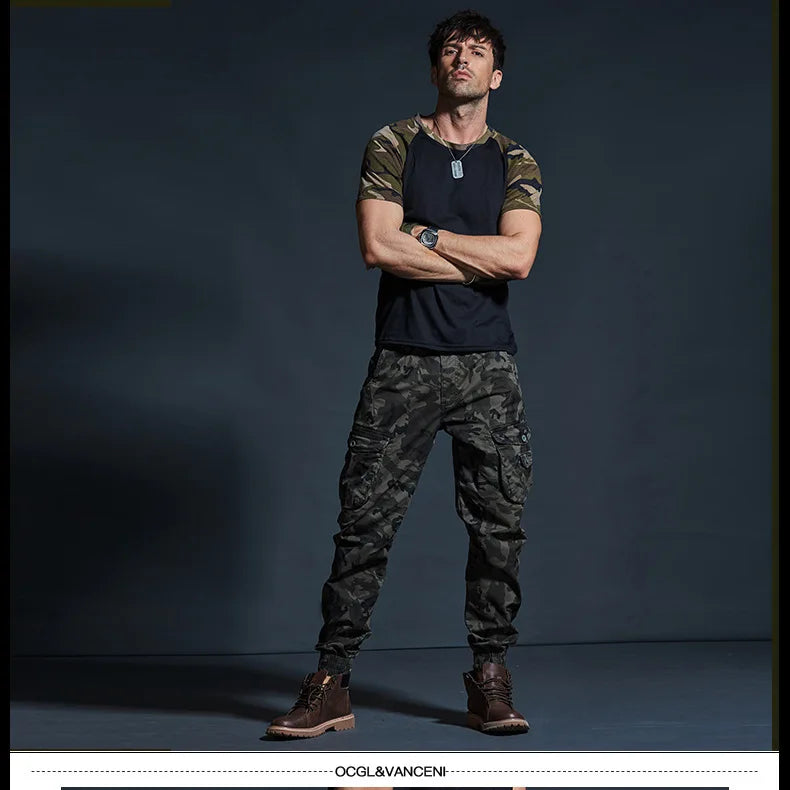 Men's Cotton Multi Pocket Cargo Pants