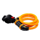 Bike Lock 1000 mm x 12 mm Steel Cable With 5 Digit Code Combination.