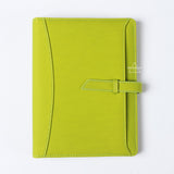 Macaron leather binder notebook organizer. Great for office and school planning.