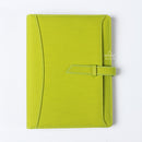 Macaron leather binder notebook organizer. Great for office and school planning.