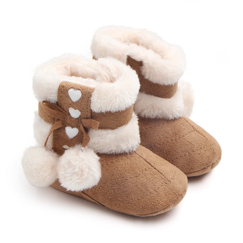 Winter Warm, Plush inside Ant-slip Boots For Newborn/ Toddler .