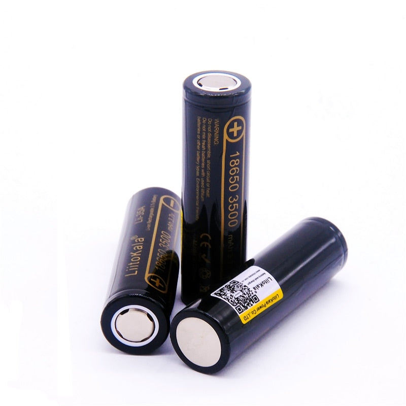 100% Original LiitoKala Lii-35A 3.7V 3500mAh 10A discharging rechargeable batteries for 18650 Battery/UAV