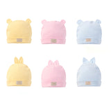 Babies Cotton Caps With Bibs.