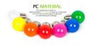LED Bulbs E27 220V G45 7 Colors