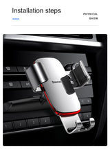 Car  cell phone holder mounts in the CD player Suitable for iphones and Samsung mobiles.