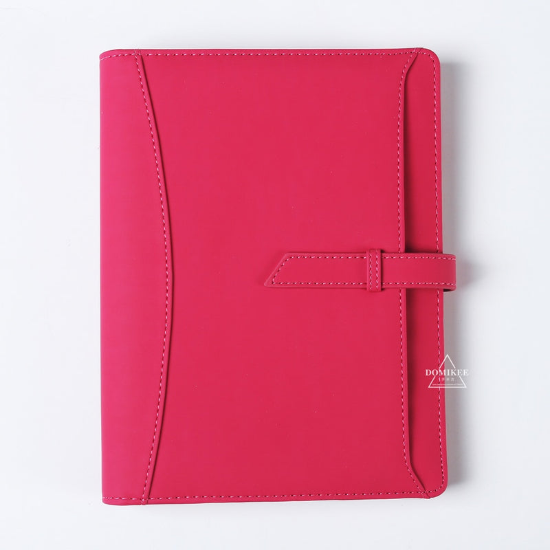 Macaron leather binder notebook organizer. Great for office and school planning.