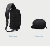OZUKO Multifunction Waterproof Anti-theft Crossbody Bag for Men And Women