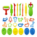 Play Dough Plastic Cutters And Mould Sets.