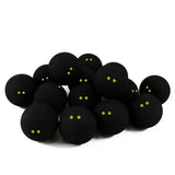 Rubber Squash Ball With Two-Yellow Dots For Low Speed Training.