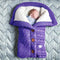 Baby Wool  Button Up Sleeping Bag, Cozy for Autumn Weather in strollers.