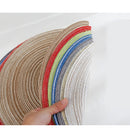 2/4/6pcs Woven round Placemat Or Coffee Cup or Bowl Coaster.