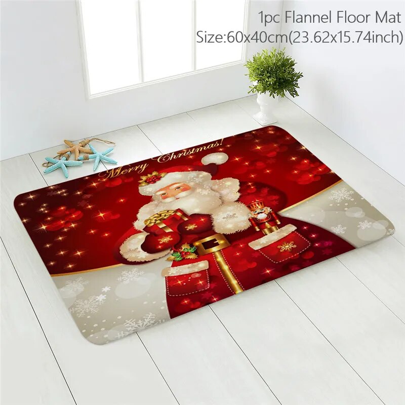 Christmas Decorative Doormat/Pillowcases.