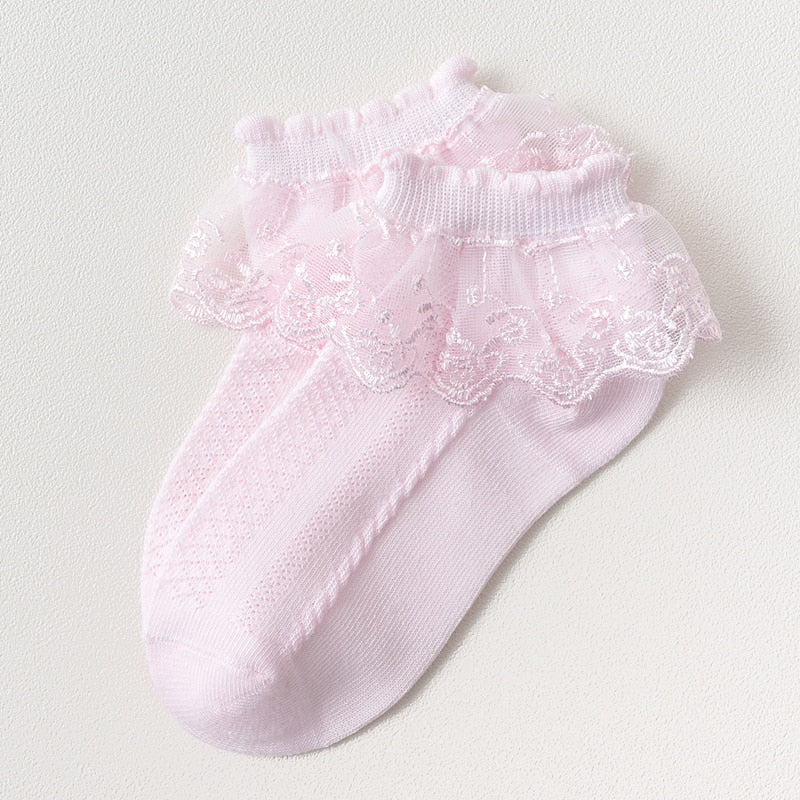 Baby Girl Lace Socks.