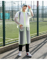 Women OR Men's Hooded Raincoats With Schoolbag space