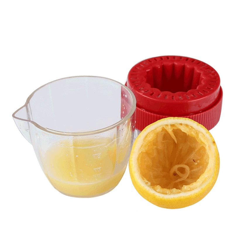 Citrus Squeezer with Pour Spout. Lemons, limes and orange juicer