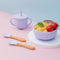 Babies Silicone Bowl, Fork, Spoon, OR  Cup and Straw With Suction Cup.