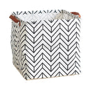 Cube Shaped Folding, Waterproof Storage Basket With Handles.