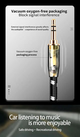 TODN type C to 3.5 mm jack aux Silver audio USB cable  32bits/384khz Suitable for car, earphones