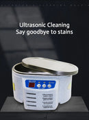 30W, 50W, Or 40W HZ Electric Ultrasonic Cleaner For Watches, Glasses, Razor, Dentures, Contact Lens, Or Jewelry