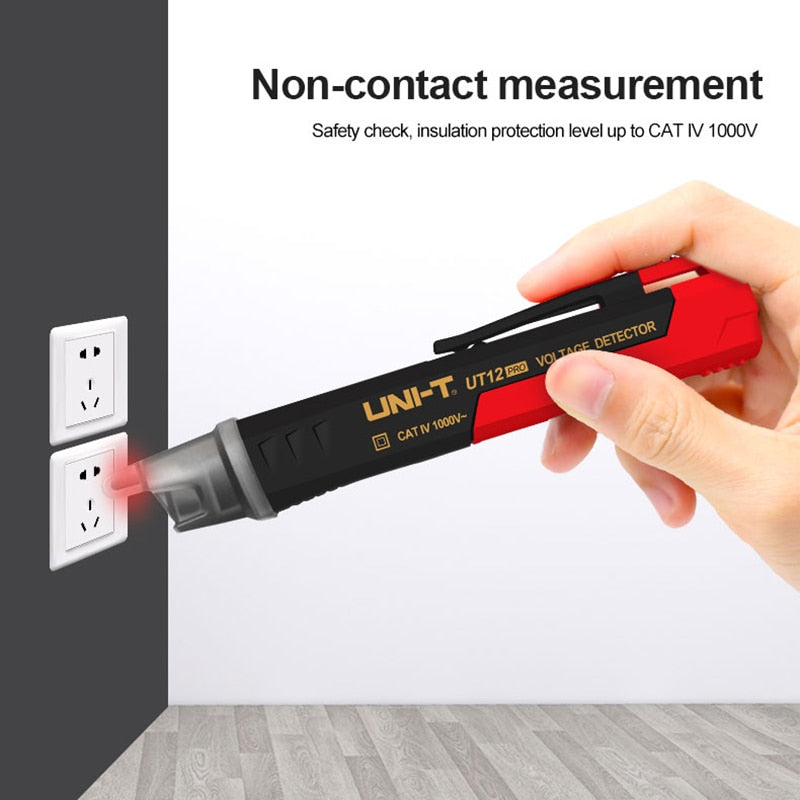 UNI-T AC Voltage Detector.  Electric LED tester pen. 12V- 1000V