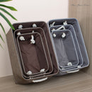 Cotton Linen Folding Storage Baskets.  Great For Organizing Kids Toys Or Laundry.