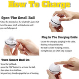 Benepaw USB Charging  360 Degree Self Rotating Nontoxic Ball With LED Light.
