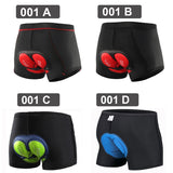 Men's NEWBOLER Breathable 5D Gel Pad Shockproof Cycling Shorts.