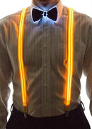 Led Suspenders OR Bow Ties. Perfect For Costume Party.