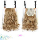 DIANQI  Curly synthetic heat resistant ponytail extension. Clips to your Natural Hair.