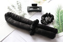 Pure Silk Heatless Hair Curler Roller With Hair Clip and Scrunchie