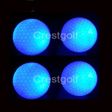 CRESTGOLF 3pcs/LED golf Balls for Night Training with 6 colors.