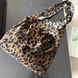 Corduroy Cotton Large Shoulder Shopping Totes
