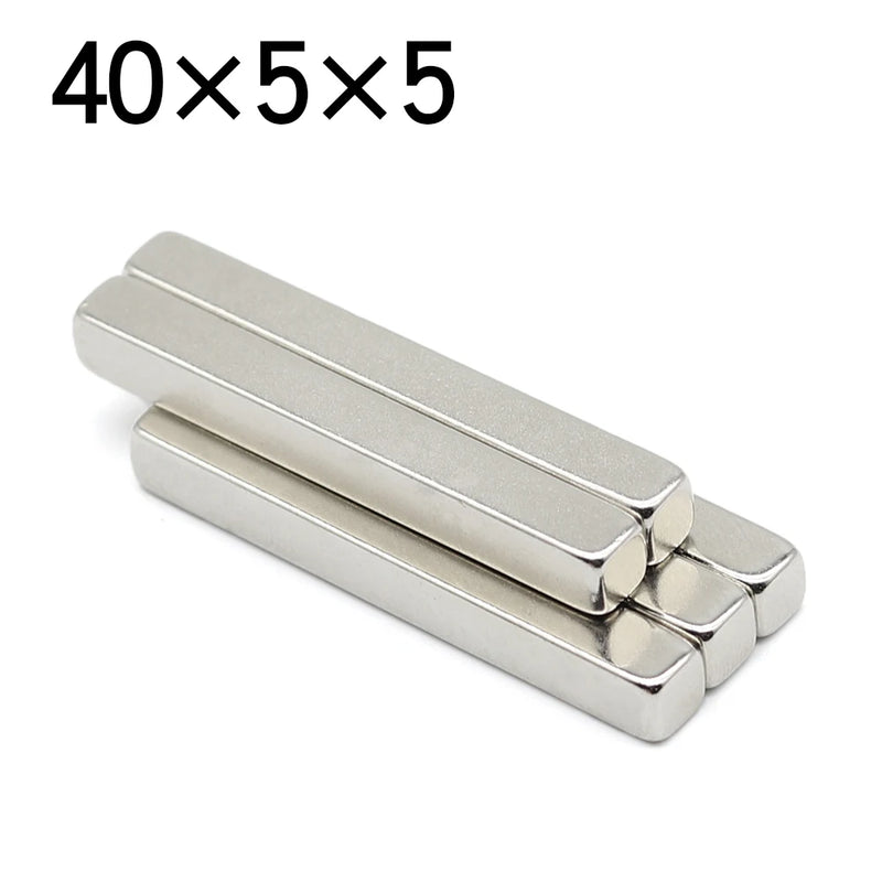 2/5/10/20/50 Pcs 40x5x5 Block NdFeB Neodymium Magnet N35 Super Powerful imanes