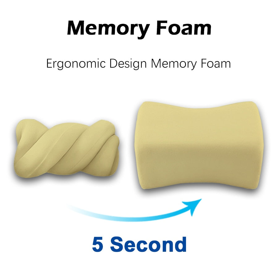 Memory Foam Back Or Neck Rest Cushion For The Office or Car.