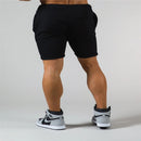 Men's cotton casual, gym shorts.