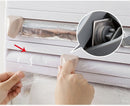 cutter Wall-Mount Paper Towel/Plastic Film Holder With A Shelf For Sauces OR Spices.