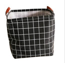 Cube Shaped Folding, Waterproof Storage Basket With Handles.