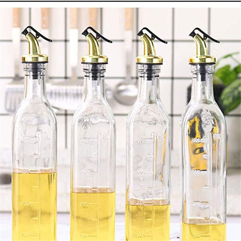 Oil/Vinegar Dispenser with Leak-proof Cap, Suitable for 1.7cm ,2cm 2.1cm Openings of Bottles.